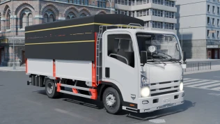 Chevrolet NPR Cab-Over Truck Mod – Proton Bus