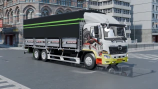 Hino 500 Cargo Truck (Wipers + 8-Hole Wheels) – PBS
