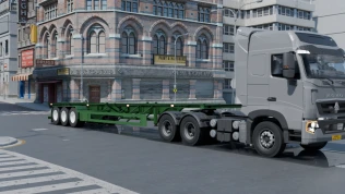 Download Mod Howo T7H Refrigerated Trailer Truck – Proton Bus - Proton Bus Simulator