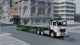 Download Mod Hyundai HD1000 Container Trailer Truck – Proton Bus - Proton Bus Simulator