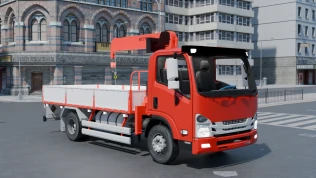 Download Mod Isuzu FRR 210 Crane Truck – Proton Bus Simulator - Proton Bus Simulator