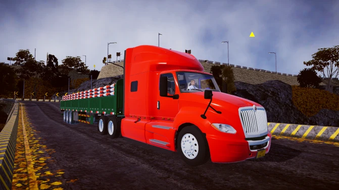 Mod International Hieu Kate – American Heavy-Duty Truck Mod - Vista Principal/Lateral (Proton Bus Simulator)