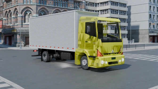 Mod Agrale 9200 Brazilian Truck Mod – Proton Bus Sim - Vista Principal/Lateral (Proton Bus Simulator)
