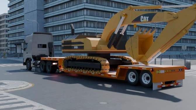 Mod Chenglong H7 Heavy Hauler Truck – Proton Bus Sim - Interior e Painel (Proton Bus Simulator)