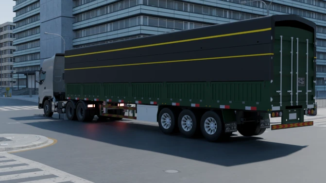Mod Chenglong H7 Stake Cargo Truck V2 – Proton Bus - Interior e Painel (Proton Bus Simulator)