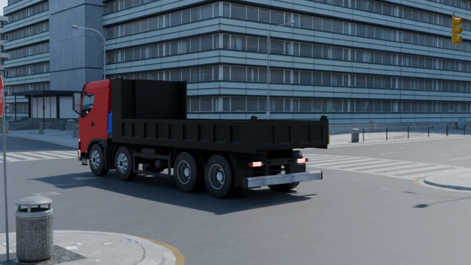 Mod Chenglong H7 Dump Truck (Tipper) – Proton Bus - Interior e Painel (Proton Bus Simulator)