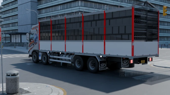 Mod Chenglong H7 Wood Chip Cargo Truck – Proton Bus - Interior e Painel (Proton Bus Simulator)