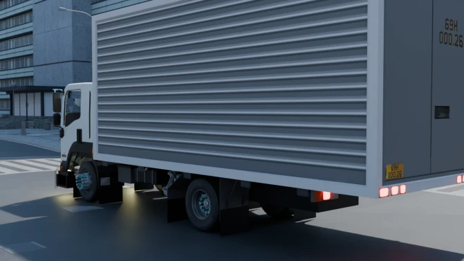 Mod Chevrolet Low Cab Forward Box Truck – Proton Bus - Interior e Painel (Proton Bus Simulator)