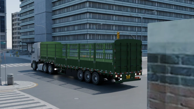 Mod Dongfeng Conter Box Truck – Proton Bus Simulator - Interior e Painel (Proton Bus Simulator)