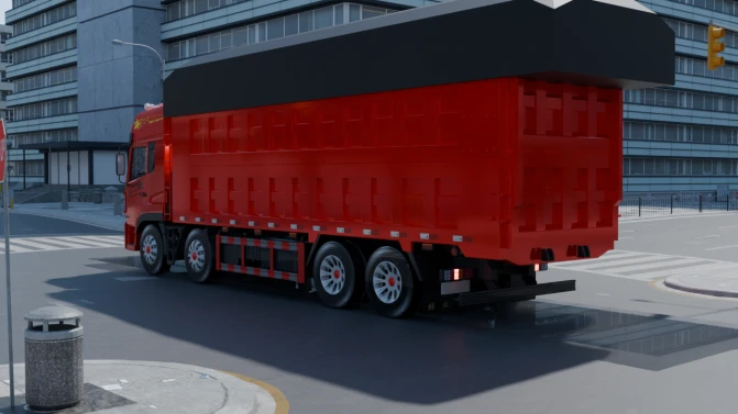 Mod Dongfeng Dump Truck (Tipper) – Proton Bus Sim - Interior e Painel (Proton Bus Simulator)