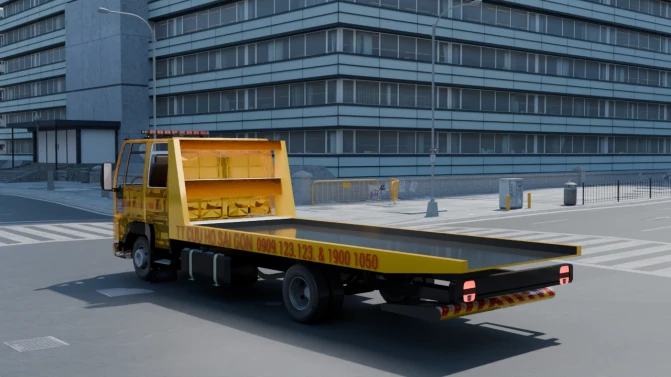 Mod Ford Cargo Tow Truck (Guincho) – Proton Bus Sim - Interior e Painel (Proton Bus Simulator)