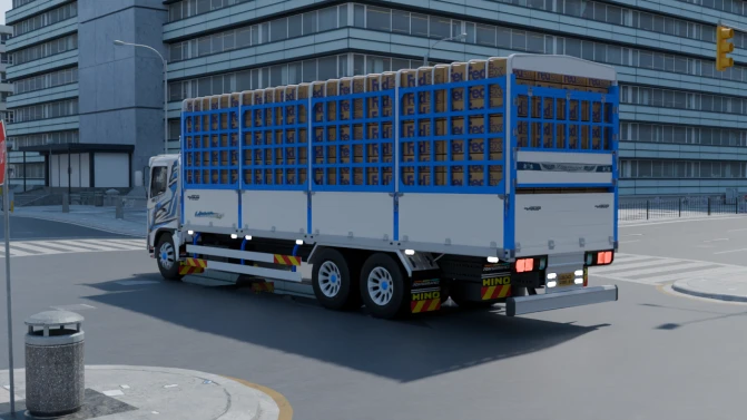 Mod Hino 500 3C Cargo Truck – Proton Bus Simulator - Interior e Painel (Proton Bus Simulator)