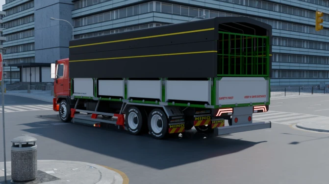 Mod Hino 500 Cargo Truck (Cu Cao) – Proton Bus Sim - Interior e Painel (Proton Bus Simulator)