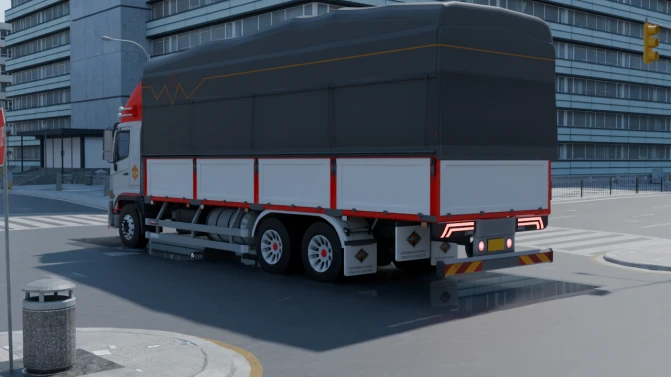 Mod Hino 500 E4 Sirak V9 Cargo Truck – Proton Bus Sim - Interior e Painel (Proton Bus Simulator)