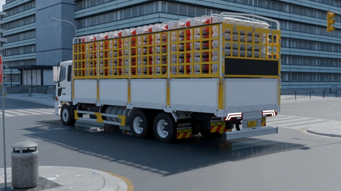 Mod Hino V6 Cargo Truck – Proton Bus Simulator - Interior e Painel (Proton Bus Simulator)
