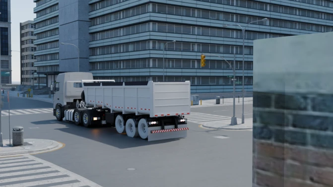 Mod Howo A7 Container Trailer Truck – Proton Bus Sim - Interior e Painel (Proton Bus Simulator)