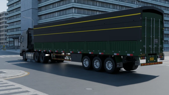 Mod Howo Tractor Trailer Truck (Dau Keo) – Proton Bus - Interior e Painel (Proton Bus Simulator)