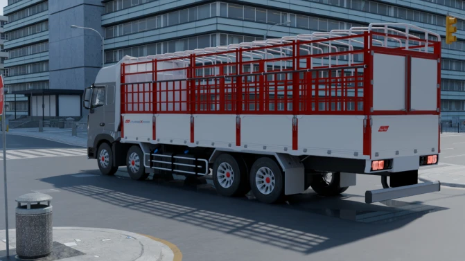 Mod Howo TH7 High-Roof Cargo Truck – Proton Bus Sim - Interior e Painel (Proton Bus Simulator)