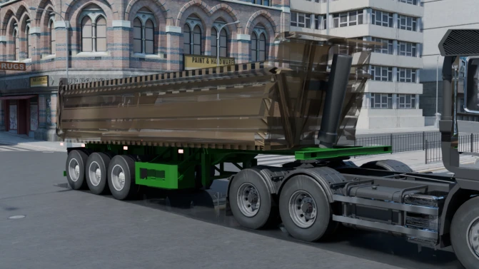 Mod Hyundai HD Dump Trailer Truck (Nghia) – Proton Bus - Vista Principal/Lateral (Proton Bus Simulator)