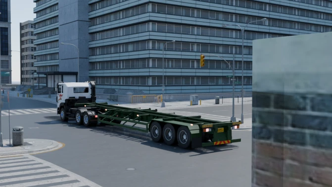 Mod Hyundai HD1000 Container Trailer Truck – Proton Bus - Interior e Painel (Proton Bus Simulator)