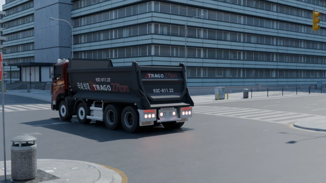 Mod Hyundai Trago Custom Dump Truck – Proton Bus Sim - Interior e Painel (Proton Bus Simulator)