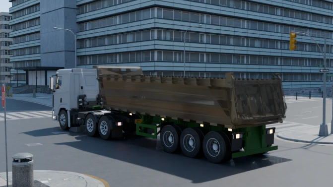 Mod Hyundai Xcient Heavy Tipper Truck – Proton Bus Sim - Interior e Painel (Proton Bus Simulator)