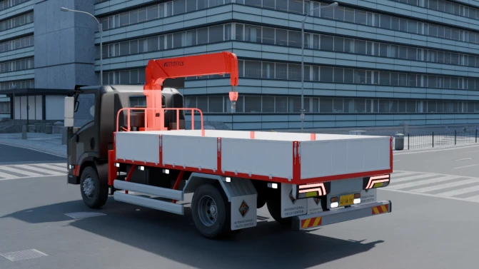 Mod Isuzu FRR 210 Crane Truck – Proton Bus Simulator - Interior e Painel (Proton Bus Simulator)
