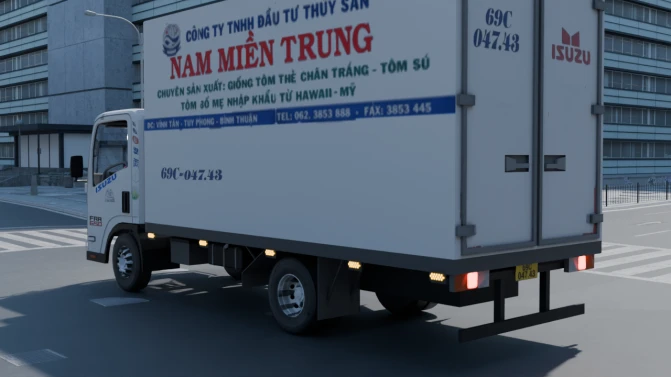 Mod Isuzu NMT Box Truck – Proton Bus Simulator - Interior e Painel (Proton Bus Simulator)
