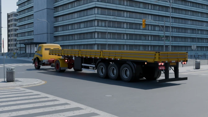 Mod Mercedes-Benz LS-1519 Single Cab – Proton Bus Sim - Interior e Painel (Proton Bus Simulator)