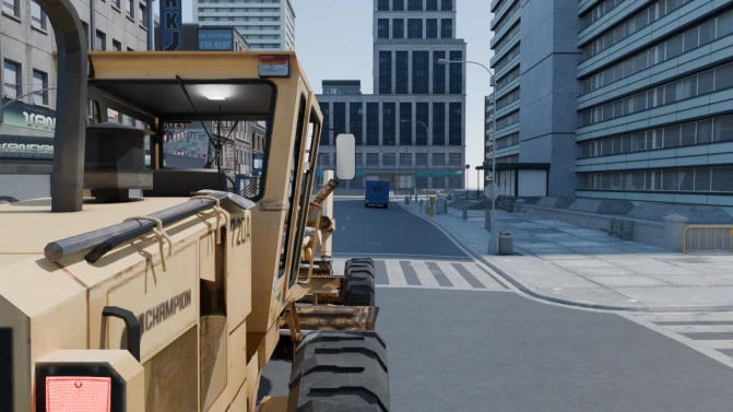 Mod Champion Motor Grader (Patrol) – Proton Bus Sim - Detalhes e Acabamento (Proton Bus Simulator)