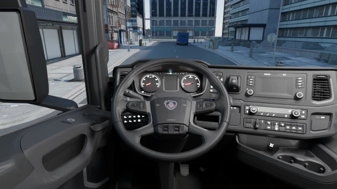 Mod Scania R730 V8 Tan Thanh Container – Proton Bus Sim - Detalhes e Acabamento (Proton Bus Simulator)