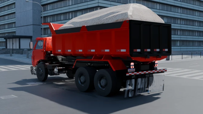 Mod Volkswagen Titan Dump Truck (Cacamba) – Proton Bus - Interior e Painel (Proton Bus Simulator)