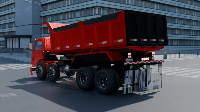 Mod Volkswagen Titan Bitruck Dump (8x2) – Proton Bus - Interior e Painel (Proton Bus Simulator)