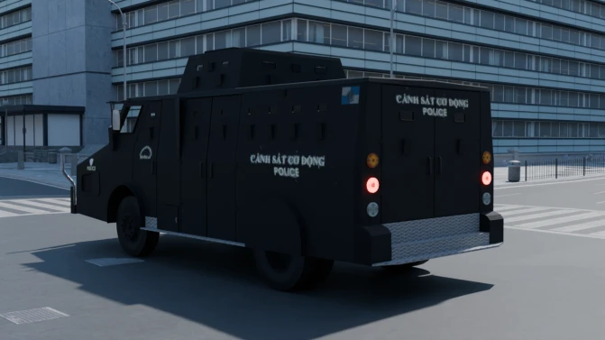 Mod Armored Riot-Control Truck (Xe Boc Thep) – Proton Bus - Interior e Painel (Proton Bus Simulator)