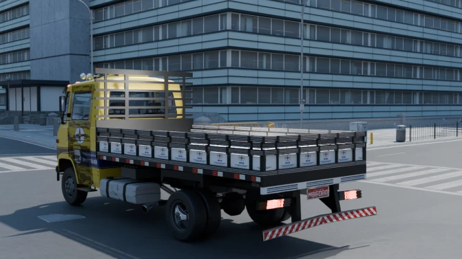 Mod Mercedes-Benz Power Utility Truck (EVN) – Proton Bus - Interior e Painel (Proton Bus Simulator)