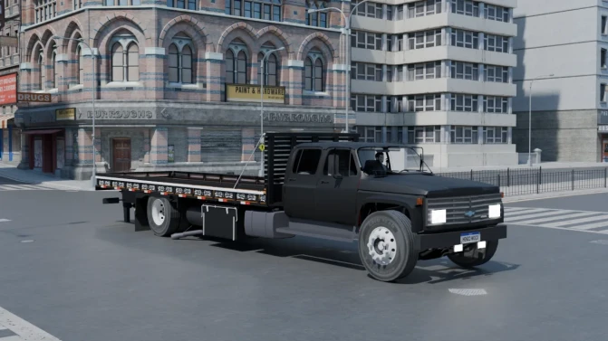 Mod Chevrolet D-13000 – Classic Brazilian Truck Mod - Vista Principal/Lateral (Proton Bus Simulator)