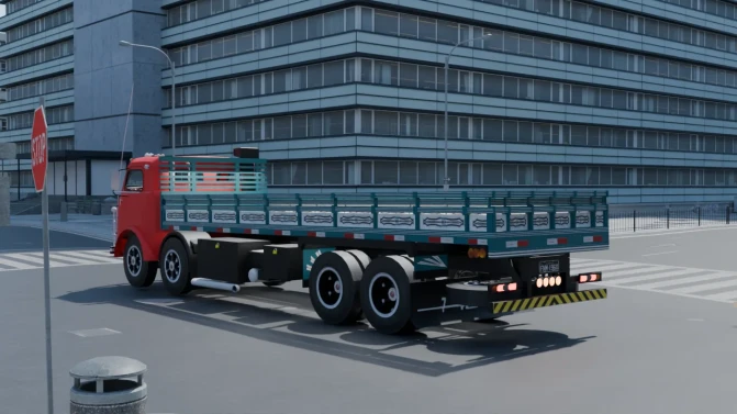 Mod FNM Bi-Truck – Classic Brazilian Cargo Truck Mod - Interior e Painel (Proton Bus Simulator)