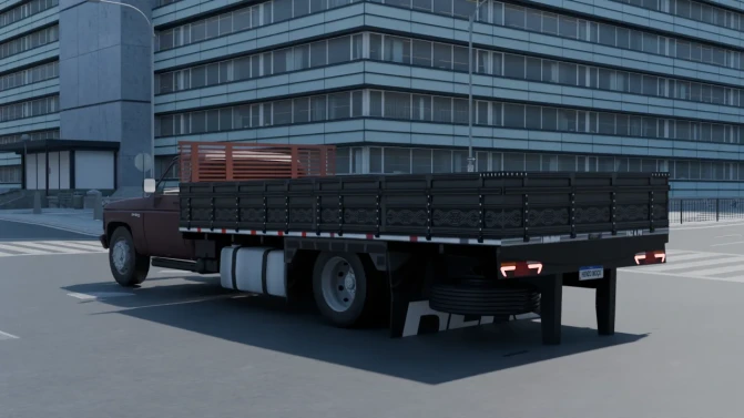 Mod Chevrolet D40 – Classic Brazilian Cargo Truck Mod - Interior e Painel (Proton Bus Simulator)