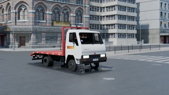 Mod Agrale 1600D – Classic Brazilian Light Truck Mod - Vista Principal/Lateral (Proton Bus Simulator)