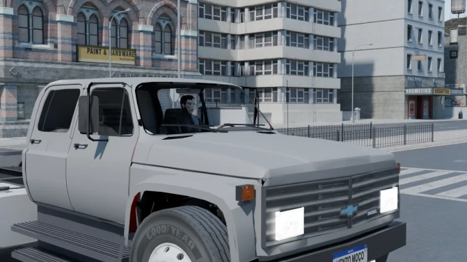Mod Chevrolet D-21000 – Brazilian Heavy Tractor Mod - Vista Principal/Lateral (Proton Bus Simulator)