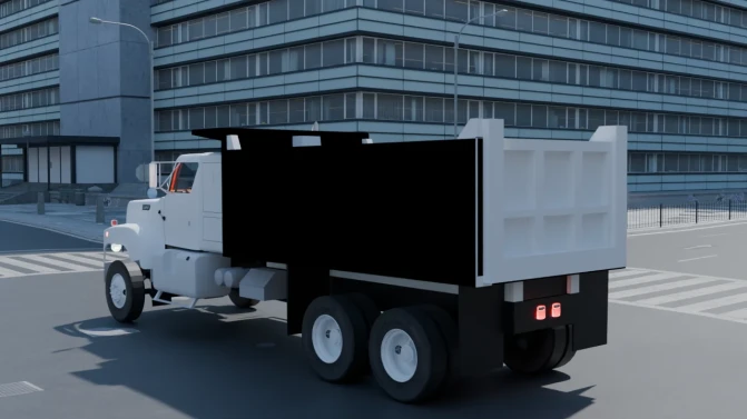 Mod International Dump Truck – Conventional Tipper Mod - Interior e Painel (Proton Bus Simulator)