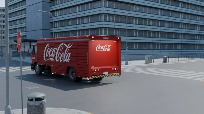 Mod Mercedes-Benz 1720 – Brazilian Beverage Truck Mod - Interior e Painel (Proton Bus Simulator)