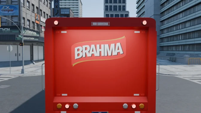 Mod Mercedes-Benz 1720 – Brazilian Beverage Truck Mod - Detalhes e Acabamento (Proton Bus Simulator)