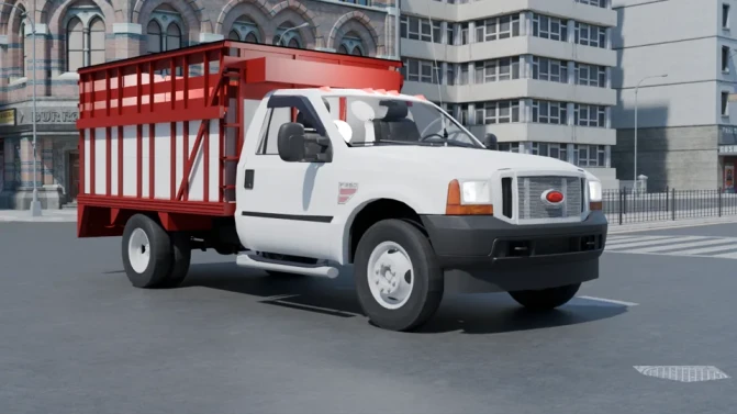 Mod Ford F-350 Super Duty – American Heavy Pickup Mod - Vista Principal/Lateral (Proton Bus Simulator)