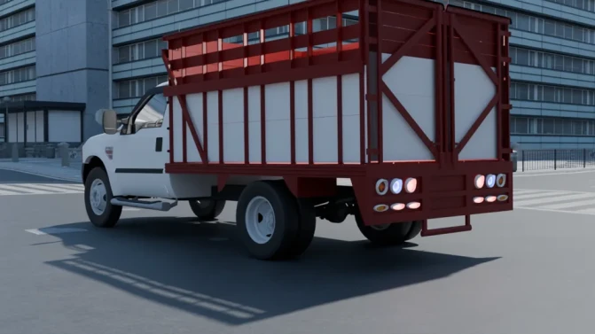 Mod Ford F-350 Super Duty – American Heavy Pickup Mod - Interior e Painel (Proton Bus Simulator)
