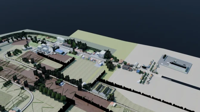 Mapa Vietnam Map — Vietnamese Town Map for Proton Bus Simulator - Vista Geral do Mapa (Proton Bus Simulator)